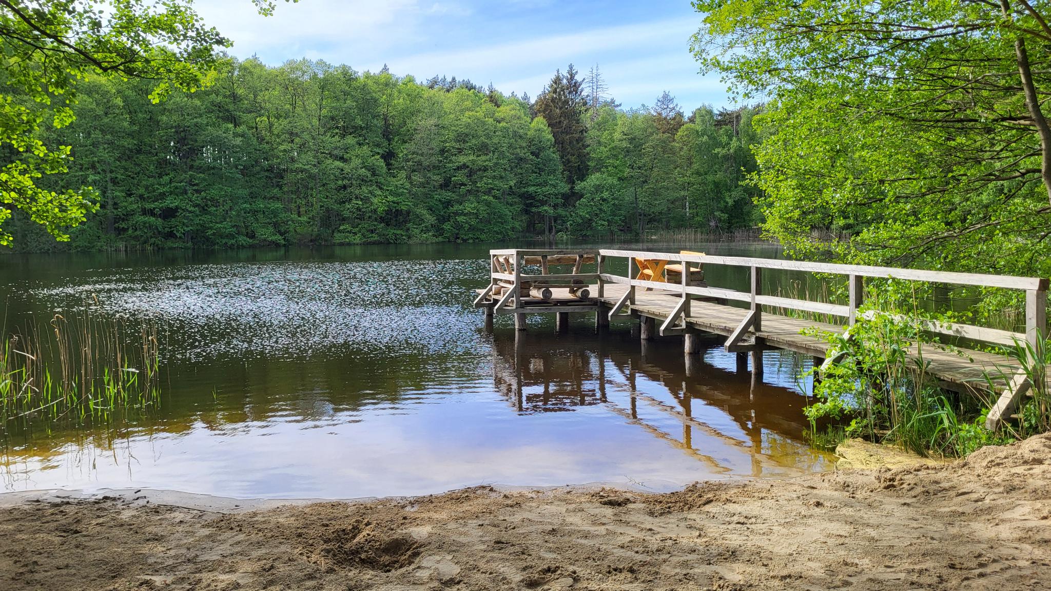 Kälbersee Badesee Blankenförde